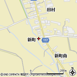 秋田県横手市大雄新町104周辺の地図