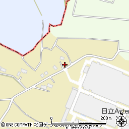 秋田県横手市安本（北御所野）周辺の地図