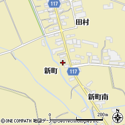 秋田県横手市大雄新町110周辺の地図