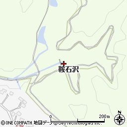 秋田県横手市金沢中野（鞍石沢）周辺の地図