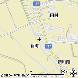 秋田県横手市大雄新町112周辺の地図