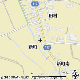 秋田県横手市大雄新町111周辺の地図