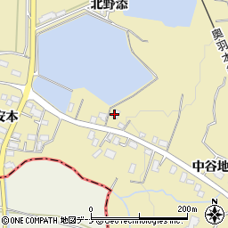 秋田県横手市安本中谷地11周辺の地図