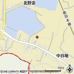 秋田県横手市安本中谷地15周辺の地図