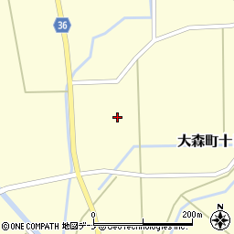 秋田県横手市大森町十日町苗代下周辺の地図