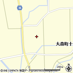 秋田県横手市大森町十日町（苗代下）周辺の地図