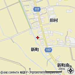 秋田県横手市大雄新町114周辺の地図