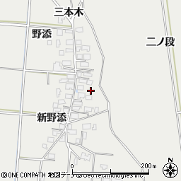 秋田県由利本荘市宮内二ノ段周辺の地図