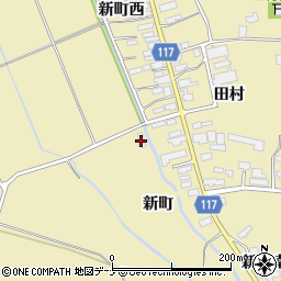 秋田県横手市大雄新町89周辺の地図