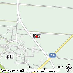 秋田県横手市黒川（館西）周辺の地図