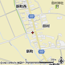 秋田県横手市大雄新町118周辺の地図