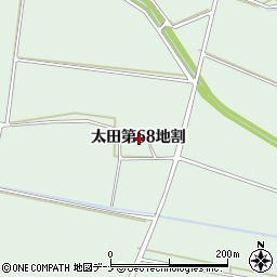 岩手県花巻市太田第６８地割周辺の地図