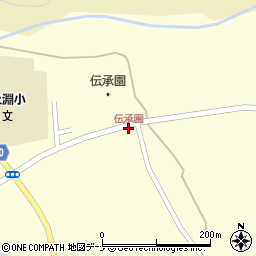 伝承園周辺の地図