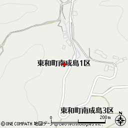 岩手県花巻市東和町南成島１区周辺の地図