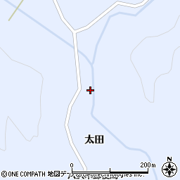 秋田県横手市大森町八沢木（大日）周辺の地図