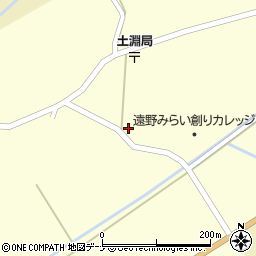 岩手県遠野市土淵町土淵４地割40周辺の地図