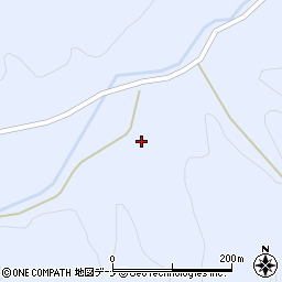 秋田県横手市大森町八沢木（一枚田沢）周辺の地図