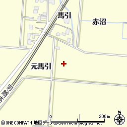 秋田県由利本荘市藤崎坪呂毛周辺の地図