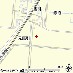 秋田県由利本荘市藤崎（坪呂毛）周辺の地図