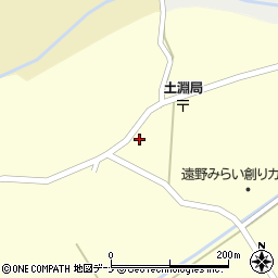 岩手県遠野市土淵町土淵４地割55周辺の地図