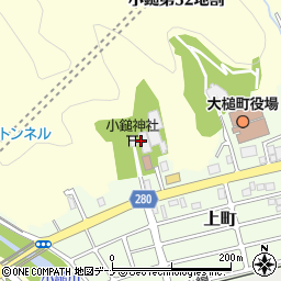 大槌町役場　上町ふれあいセンター周辺の地図