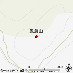 鬼倉山周辺の地図