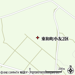 岩手県花巻市東和町小友周辺の地図