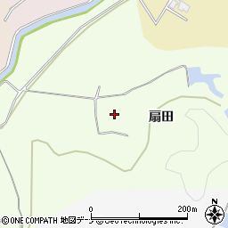 秋田県由利本荘市荒町（扇田）周辺の地図