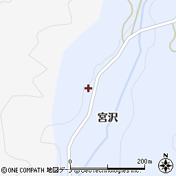 秋田県由利本荘市宮沢二枚田14周辺の地図