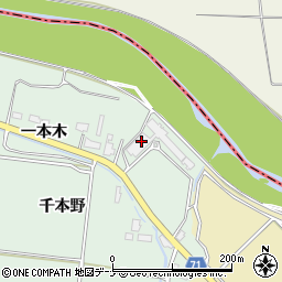 秋田県横手市黒川一本木32周辺の地図