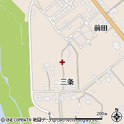 秋田県由利本荘市三条岡本20周辺の地図