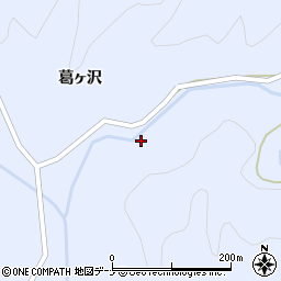 秋田県横手市大森町八沢木初沢周辺の地図