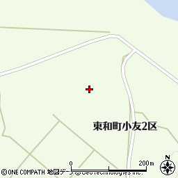 岩手県花巻市東和町小友２区周辺の地図