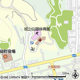 大槌町中央公民館周辺の地図