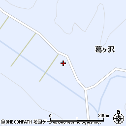 秋田県横手市大森町八沢木高宮周辺の地図