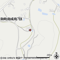 岩手県花巻市東和町南成島７区周辺の地図