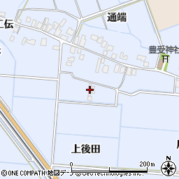 秋田県由利本荘市埋田上後田126周辺の地図