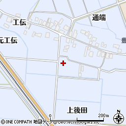 秋田県由利本荘市埋田上後田134周辺の地図