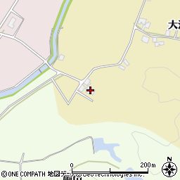 秋田県由利本荘市大沢大沢12周辺の地図