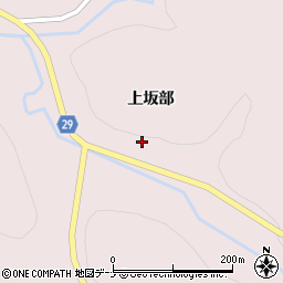 秋田県横手市大森町坂部上坂部周辺の地図