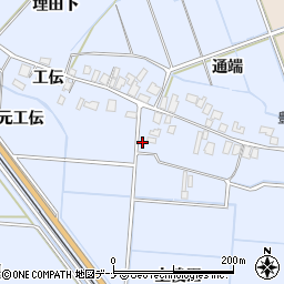 秋田県由利本荘市埋田上後田37周辺の地図