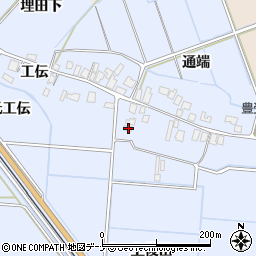 秋田県由利本荘市埋田上後田137周辺の地図