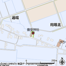 豊受神社周辺の地図