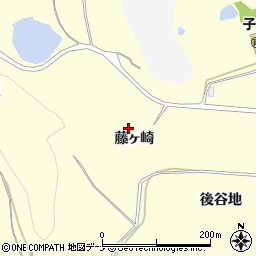 秋田県由利本荘市藤崎藤ヶ崎周辺の地図