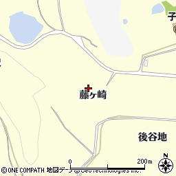 秋田県由利本荘市藤崎（藤ヶ崎）周辺の地図