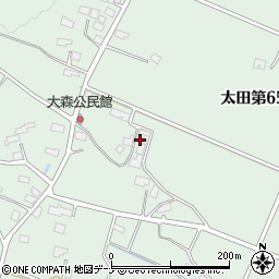 岩手県花巻市太田第６５地割57周辺の地図