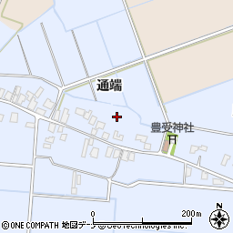 秋田県由利本荘市埋田通端周辺の地図