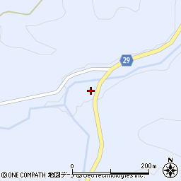 秋田県横手市大森町八沢木下石高周辺の地図