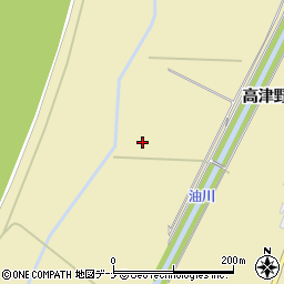 秋田県横手市大雄（牛中島）周辺の地図