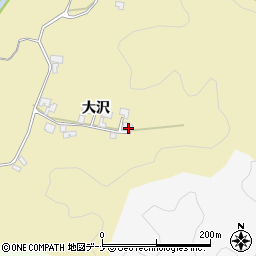 秋田県由利本荘市大沢大沢28周辺の地図